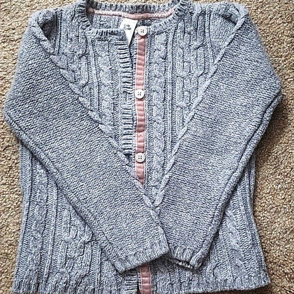Grey 5T girl sweater